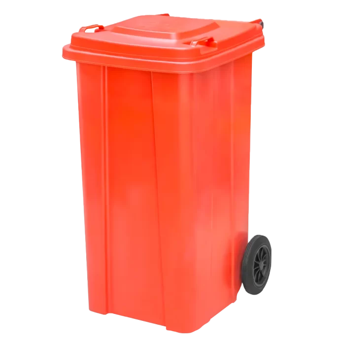 Пластиковый контейнер/120 литров оранжевый